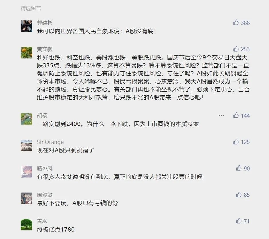 五年前的今天，上证指数见底